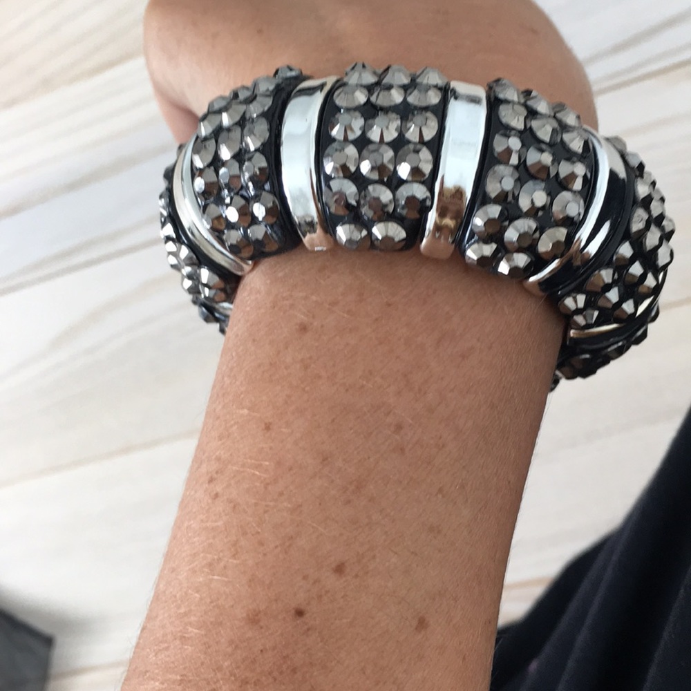 Studded Stretch Bangle Bracelet